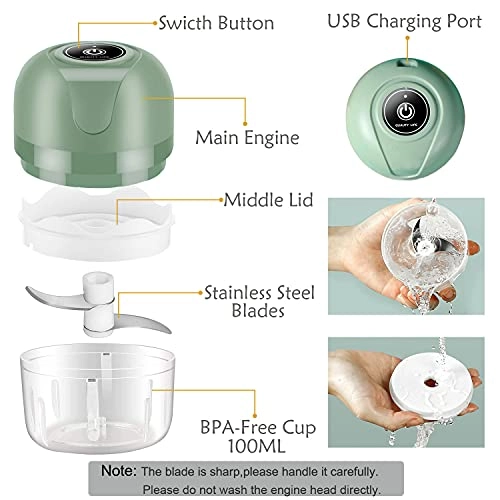 Mini Garlic Chopper - 250ml 23W