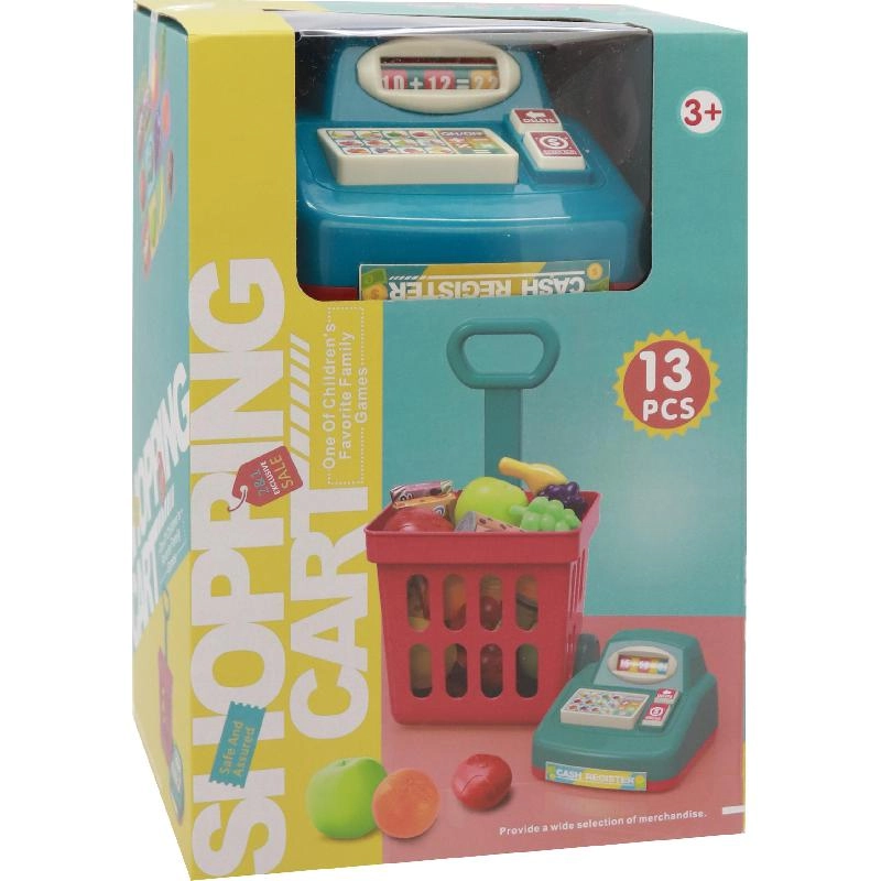 Masen Toys Supermarket Shopping Cart with Cashier (XG2009A)
