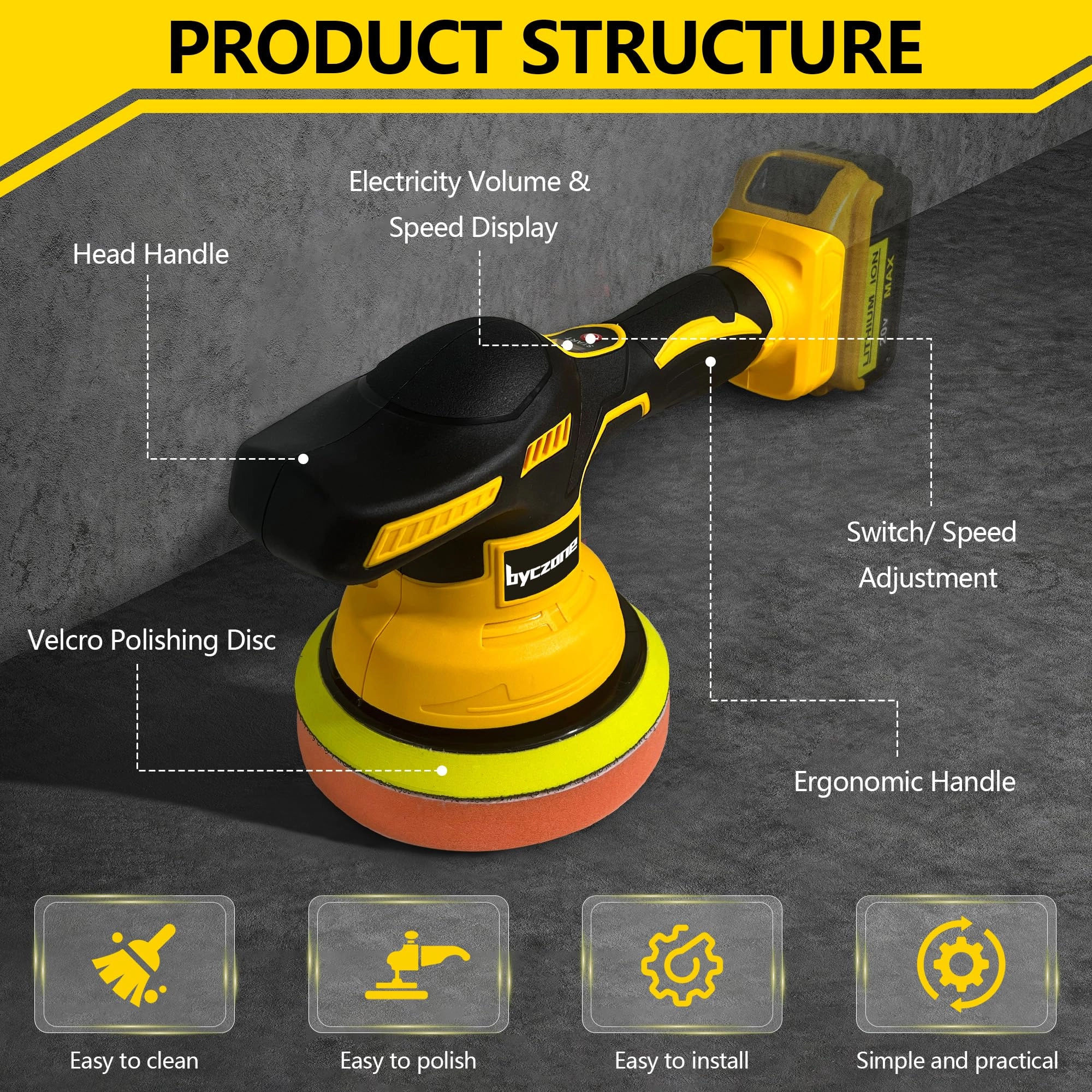 Buffer Polisher - 6-Inch
