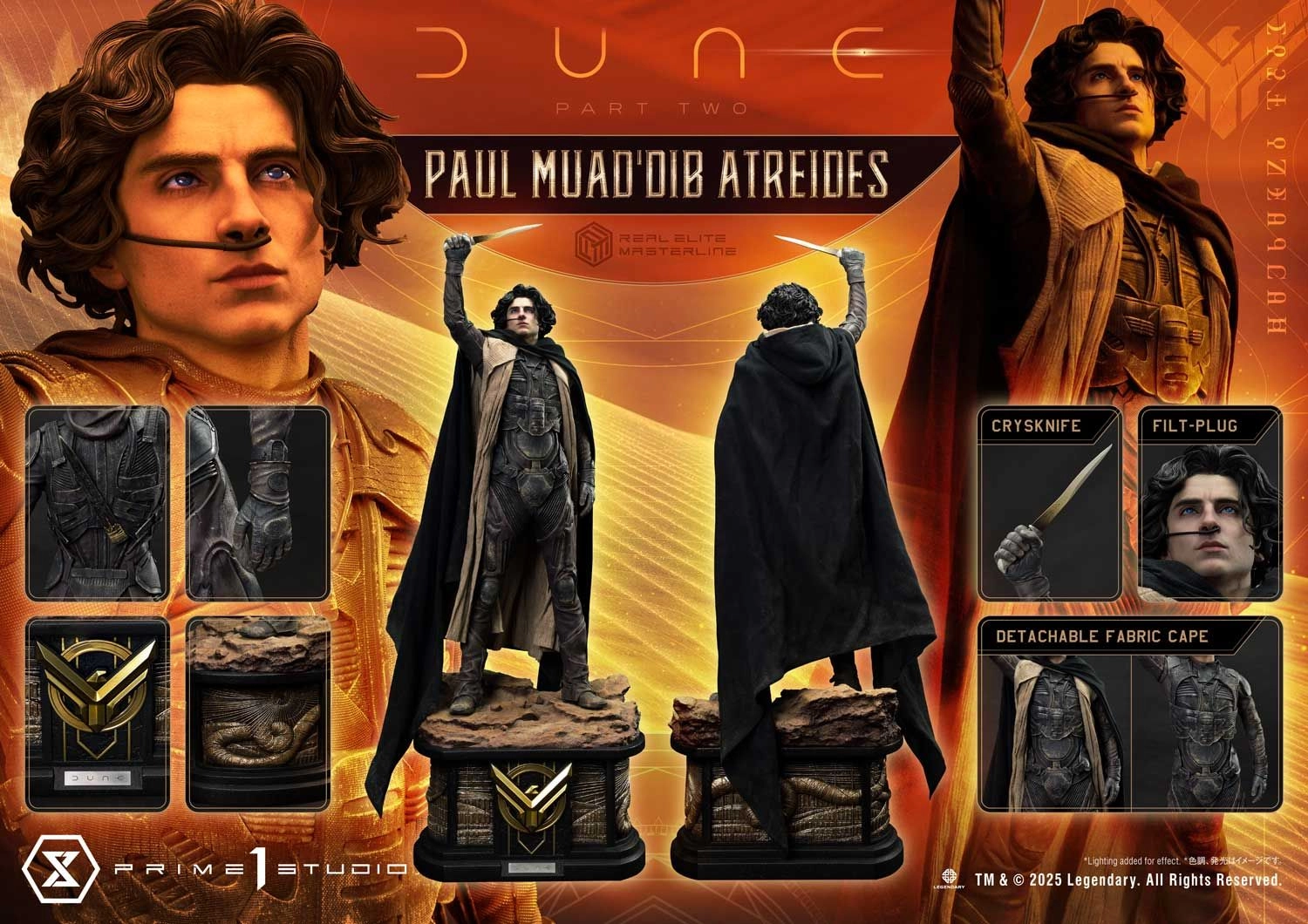Paul Atreides - Dune: Part Two - Masterline - Timothée Hal Chalamet likeness Themed Base
