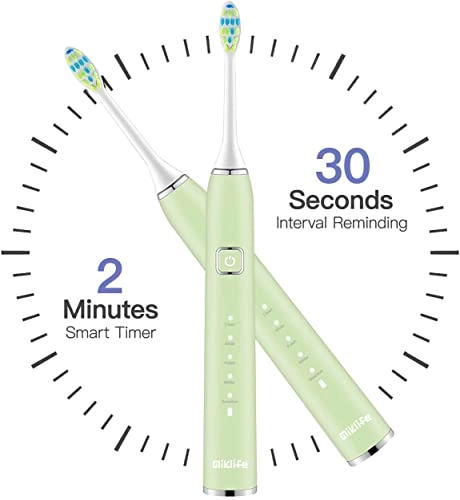 Sonic Electric Toothbrush - 5 Modes 3 Brush Heads