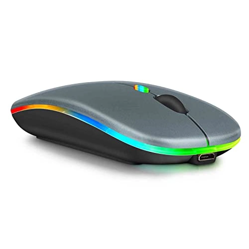 2.4GHz Rechargeable Wireless LED Mouse - Bluetooth