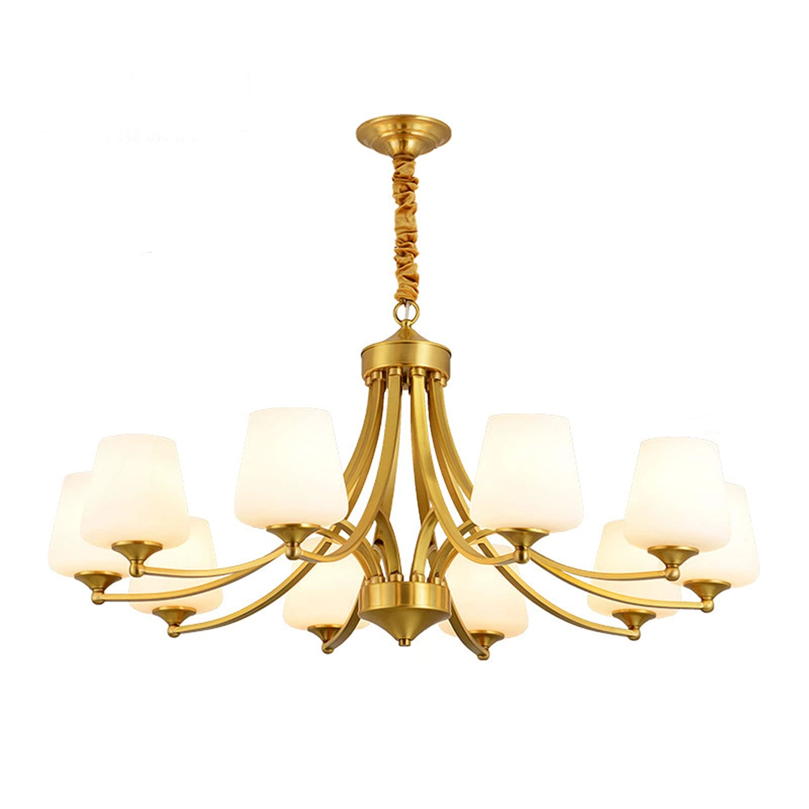 E27 American Style Chandelier - Copper 6