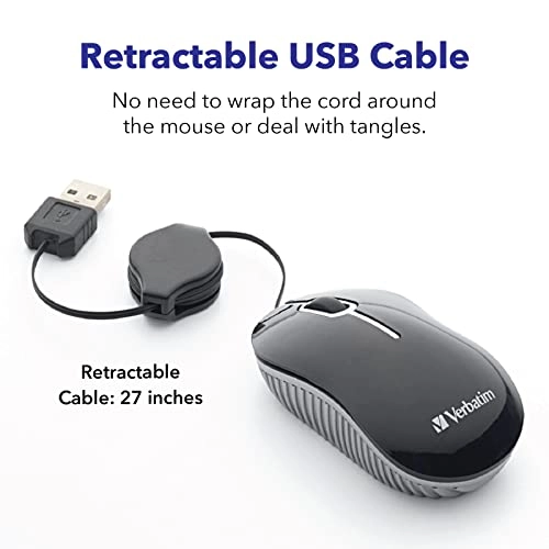 Mini Travel Optical Mouse - USB