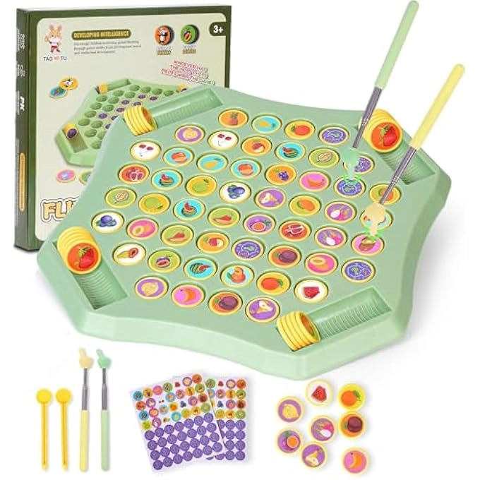 rayihni Fruit Flip Chess - Double-Sided Matching Board Memory and Strategy
