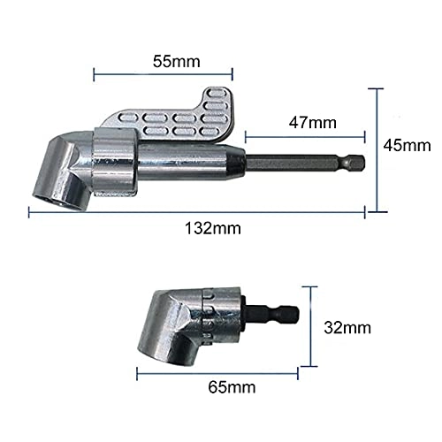 Right Angle Magnetic Hex Screwdriver 1/4" x 140mm