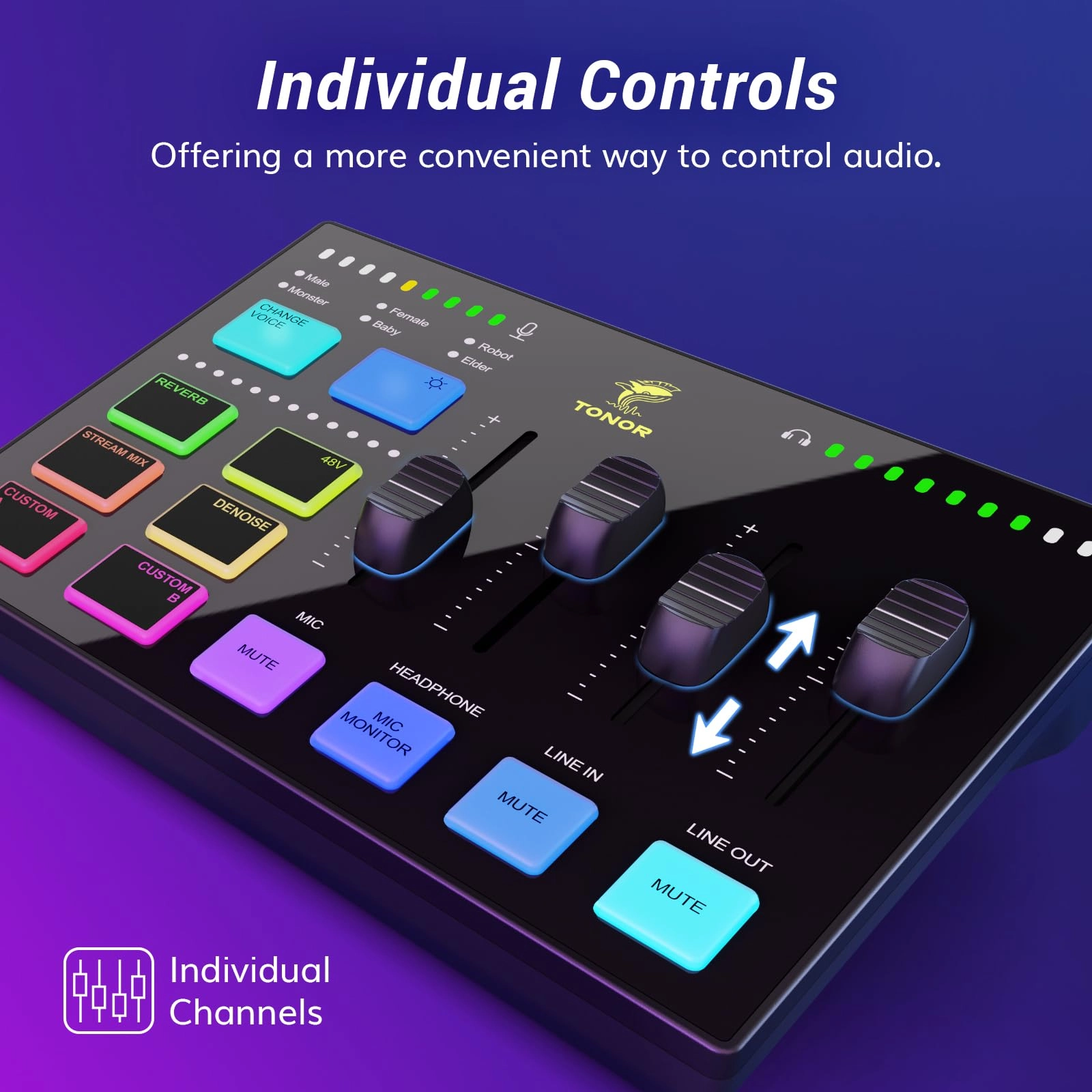 E7 Auxiliary+USB+XLR Microphone