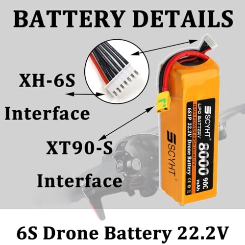 Lipo Battery - 22.2V 8000mAh 90C XH-6S