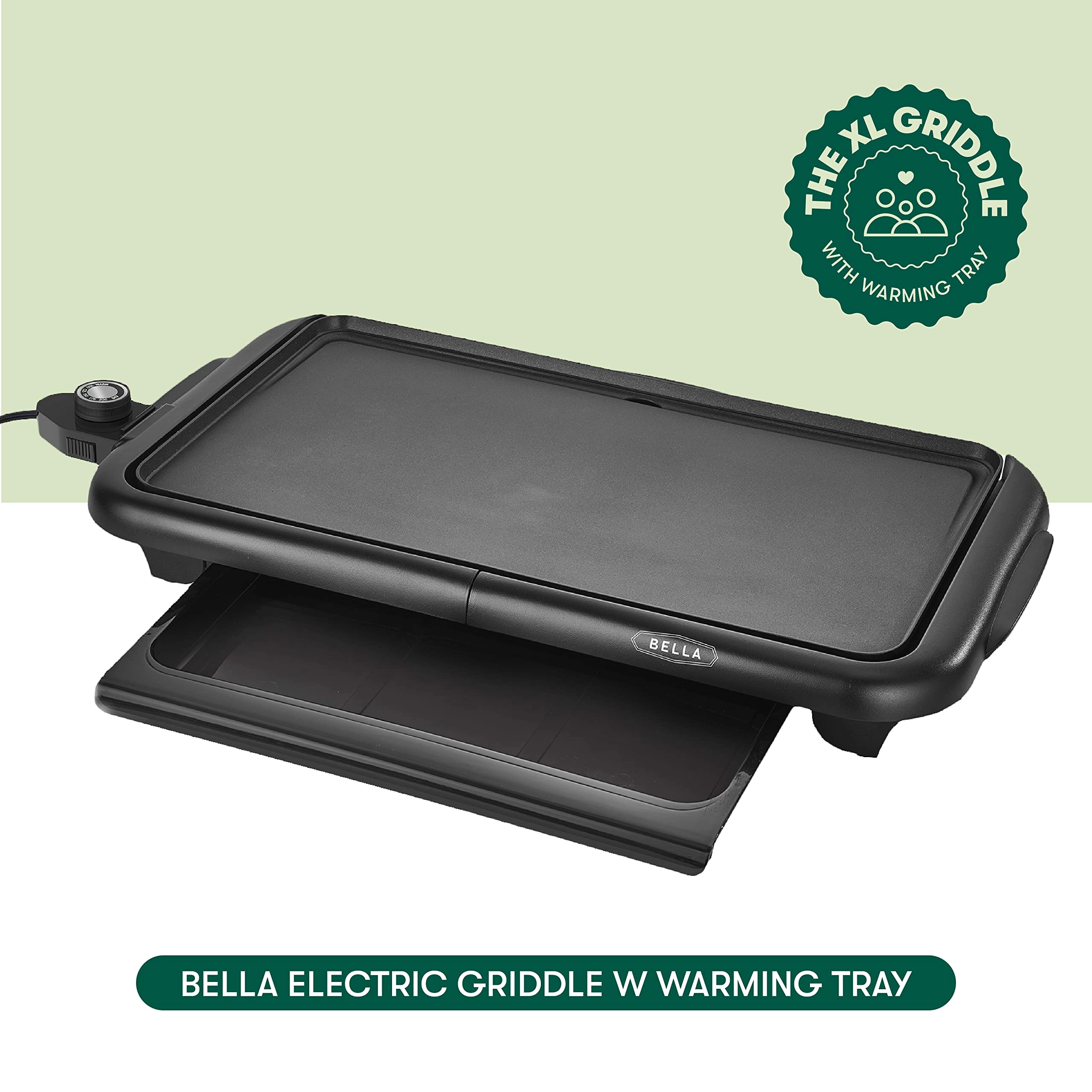 XL Electric Ceramic Titanium Griddle - 1500W 56 cm