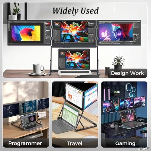 15.6" Portable Triple Monitor - 1080p FHD