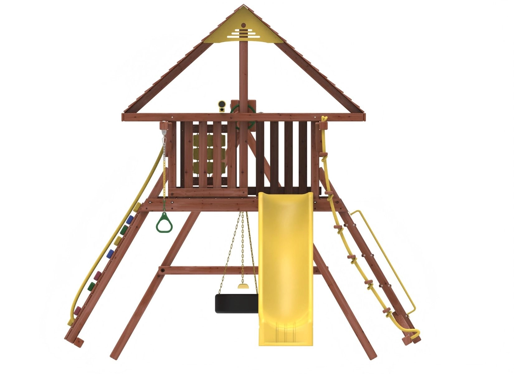 Discovery Den - 3 swings Wave slide