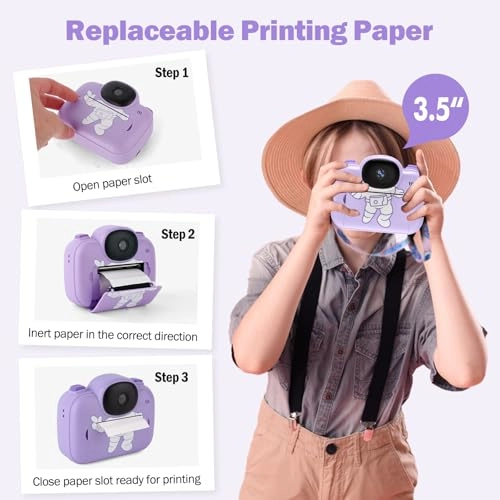 KC9 - 16 x Purple Instant Print Camera
