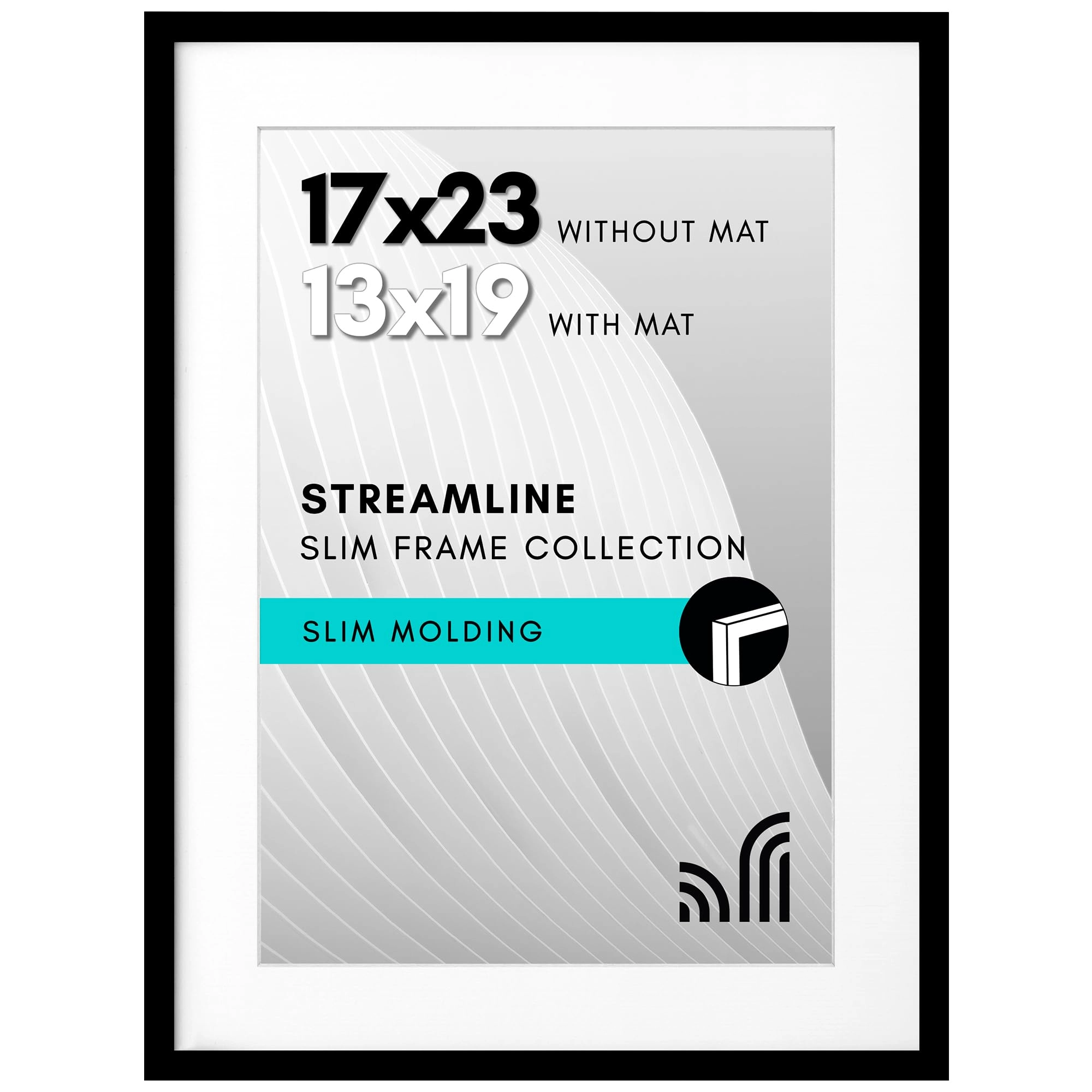 Americanflat LX1723BLK1319 - 17x23 1.0 Count