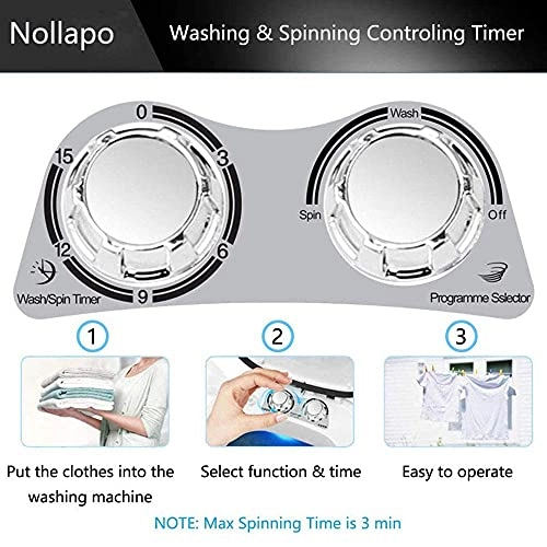 YQWHL Mini Washing Machine Folding Bucket Washer Mini Washer, Portable Travel Underwear And Socks Cleaner Removable Washing Machine