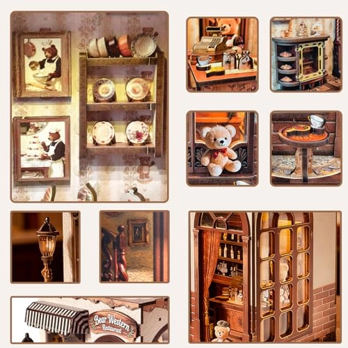 Book Nook Kit - Cute Bear's Bakery Shop