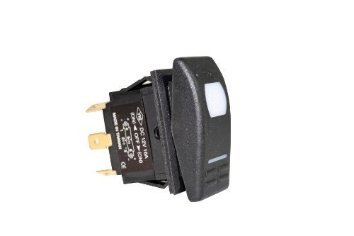 SeaSense Illuminated Switch - 12V Momentary On/Off/Momentary On