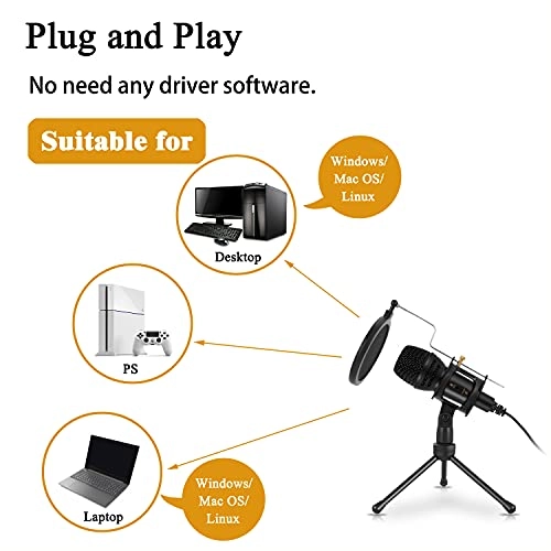 Hredxin Microphone USB Microphone