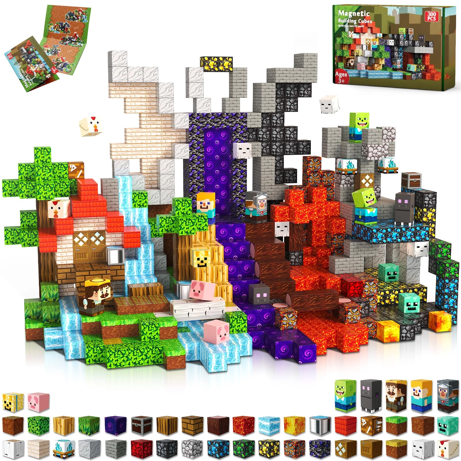 magneverse Magnetic Blocks - Portal 300 pcs