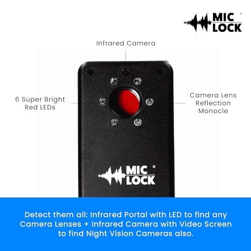 Pro Camera Detector - Anti Spy Infrared Black