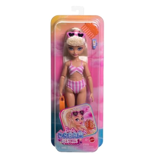Malibu Fashion Doll - Roller Skating Blonde Hair 9 Makeup Themed Pieces Ages 4+