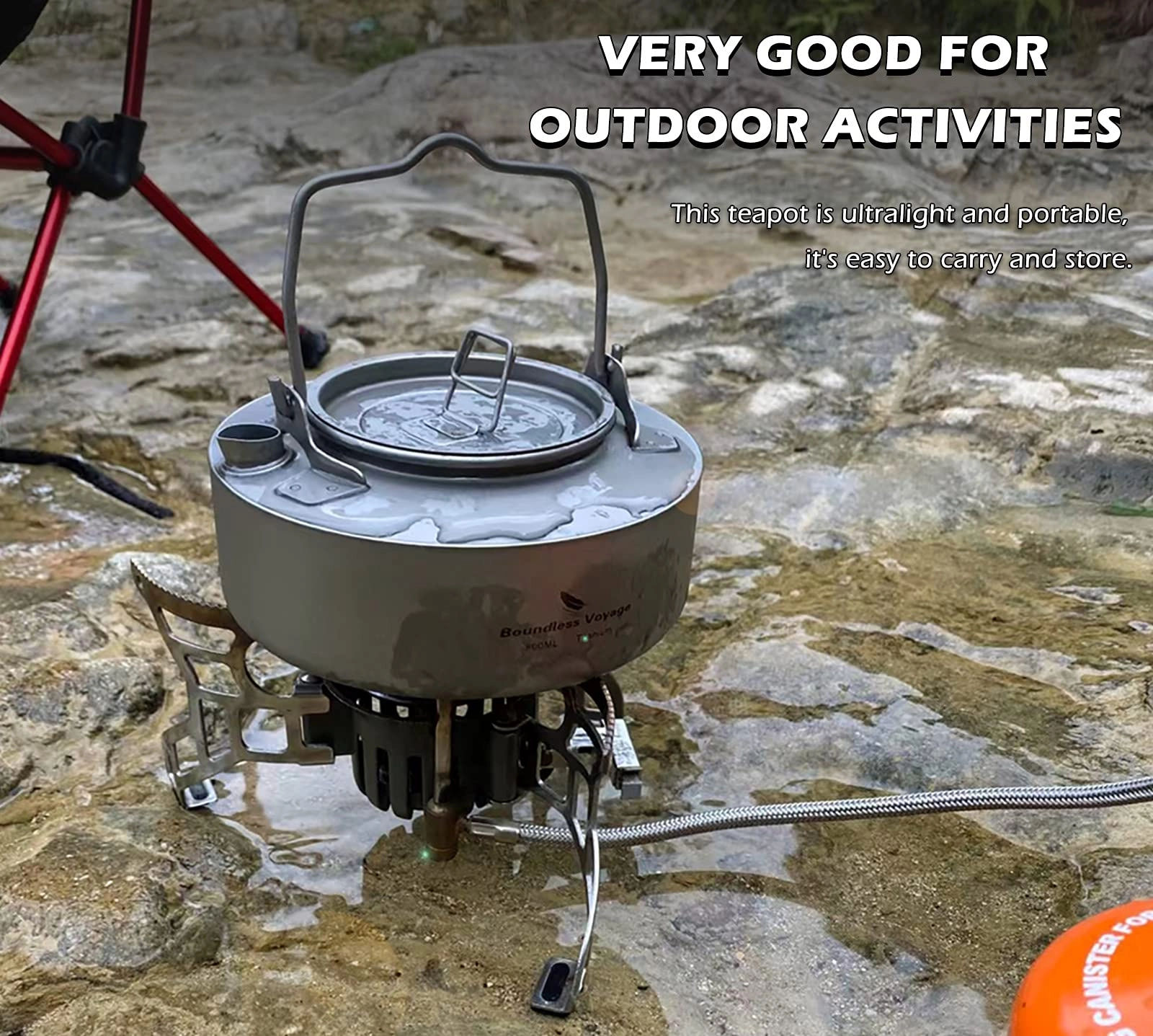 Titanium Kettle - 700 Milliliters