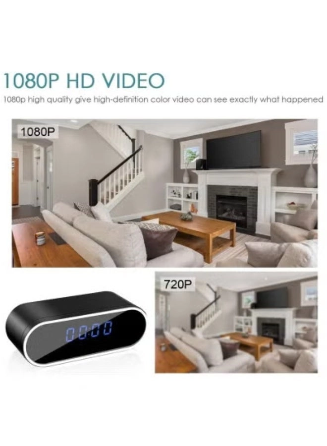 Security Camera with Clock - 1080P