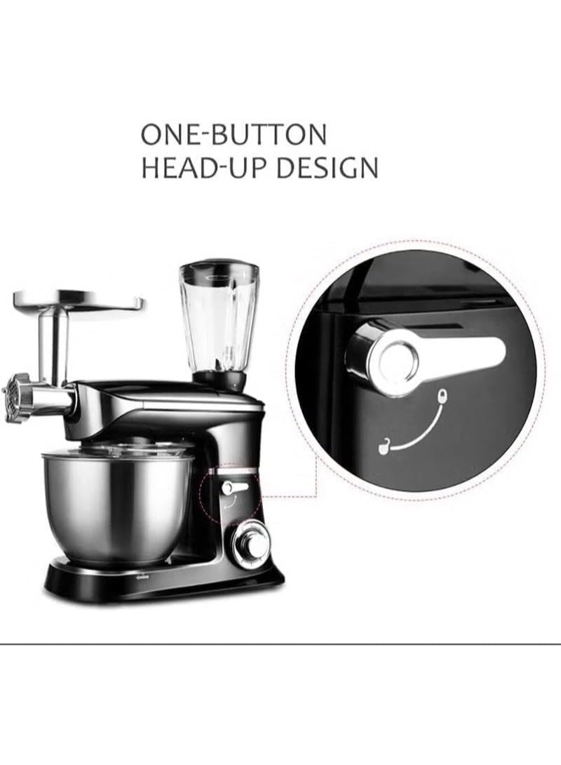 3-in-1 Multi-Function Kitchen Stand Mixer - 6.5L