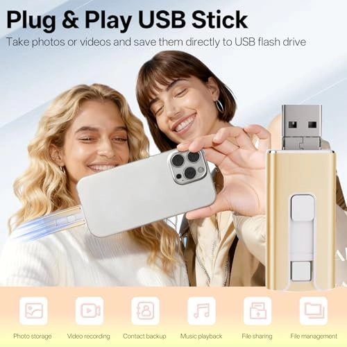 USB Stick - USB 3.0 Lightning Micro USB USB-C 256GB