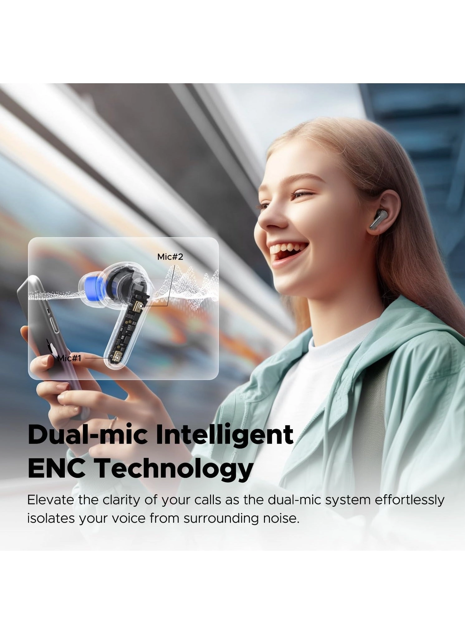 Clear Wireless Earbud