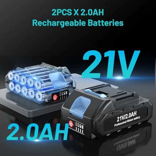 Cordless Jig Saw - 18 Volts 2 * 2.0Ah Batteries