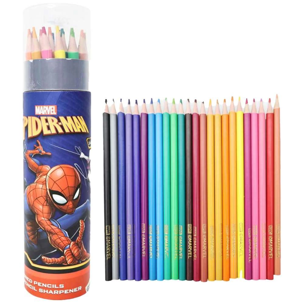 Spider-Man Colored Pencils - 24