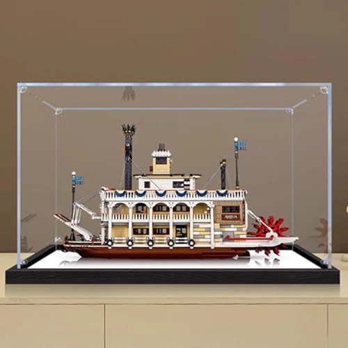 Display Case for LEGO 21356 Canal Steamers - Acrylic 3mm Transparent