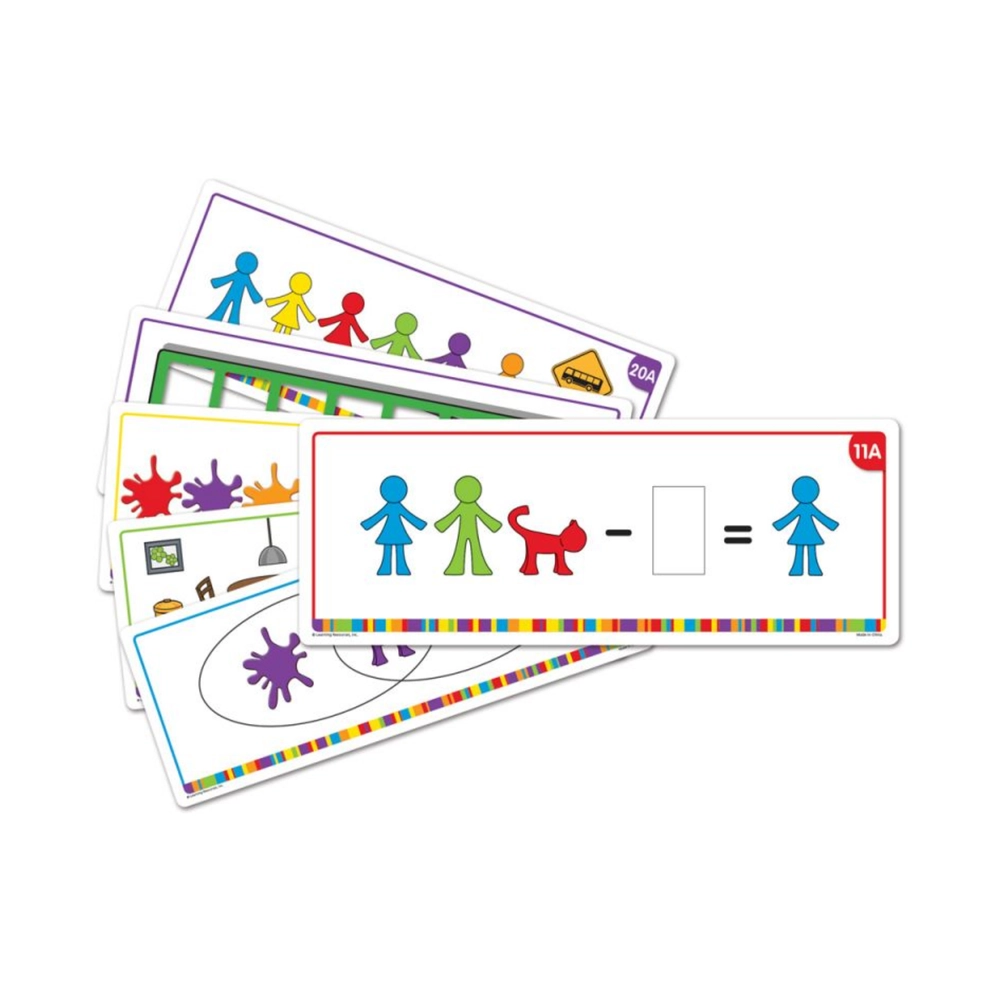 All About Me Family Counters Activity Cards - Suitable for 3 years and above 21 pieces