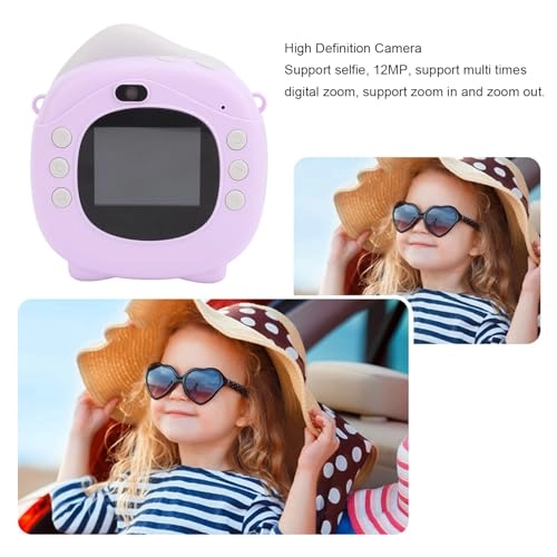 Kids Digital Camera - 12MP 2.4 Inch HD Screen Instant Print