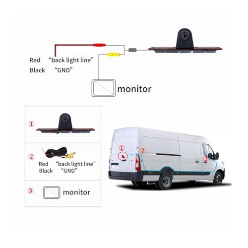 Reverse Camera - Night Vision RCA 600 TV lines