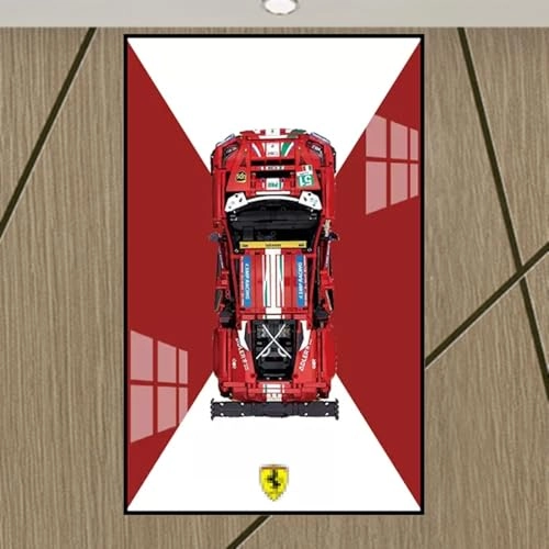 Display Wall Mount - Acrylic Aluminium for LEGO 42125 Ferrarri 48-8 G-TE