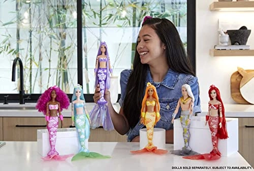 Barbie Color Reveal Rainbow Mermaid Series - 7 piece(s) Plastic