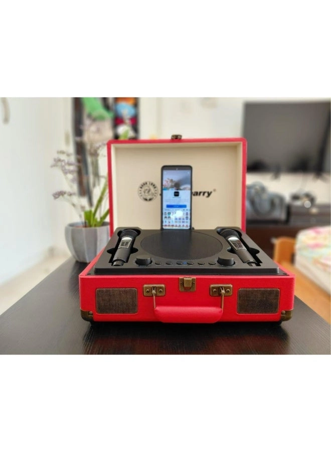 Karaoke Bluetooth Speaker - 2 Microphones