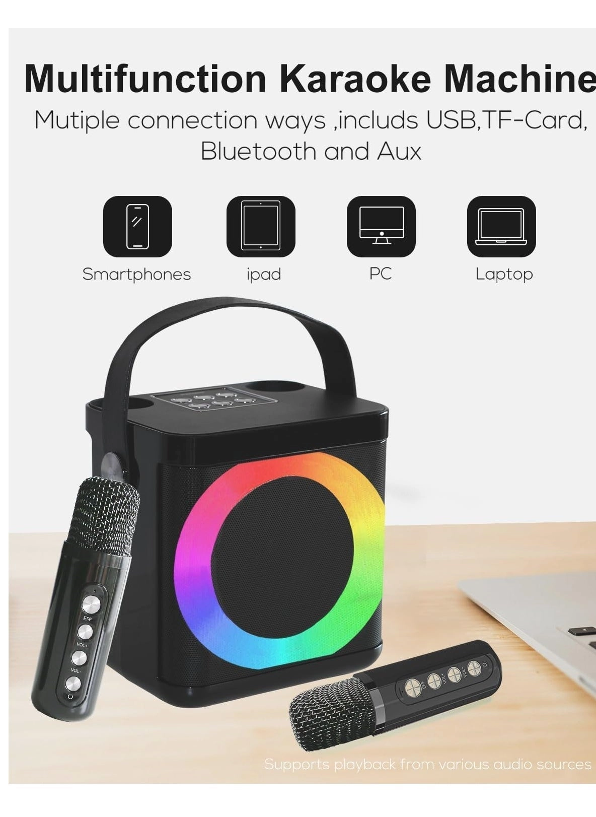 MMF-307 - 2 x Handheld Wireless Microphones 10W