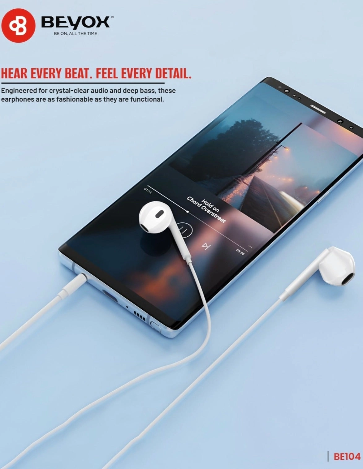 Beyox BE104 - Wired Earbud