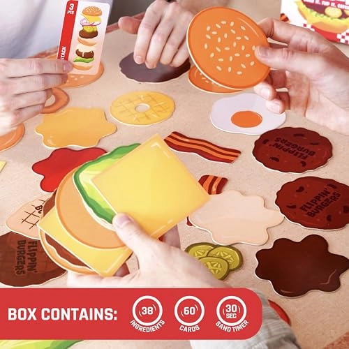 Flippin’ Burgers - Card Flipping Party Game