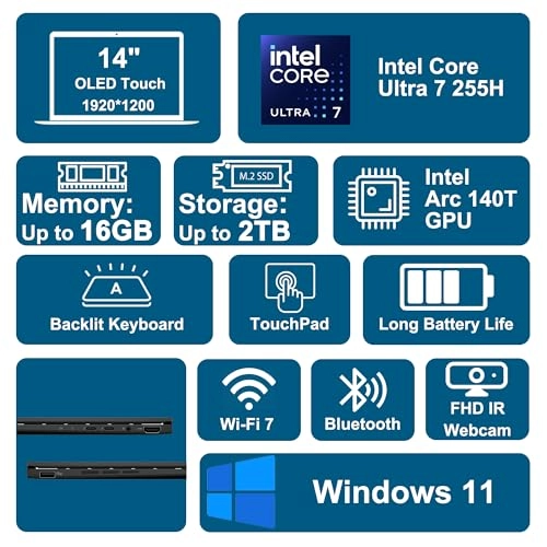 Zenbook 14 UX3405CA-U7512 - 14'' Core Ultra 7-255H 16GB DDR5 512GB SSD