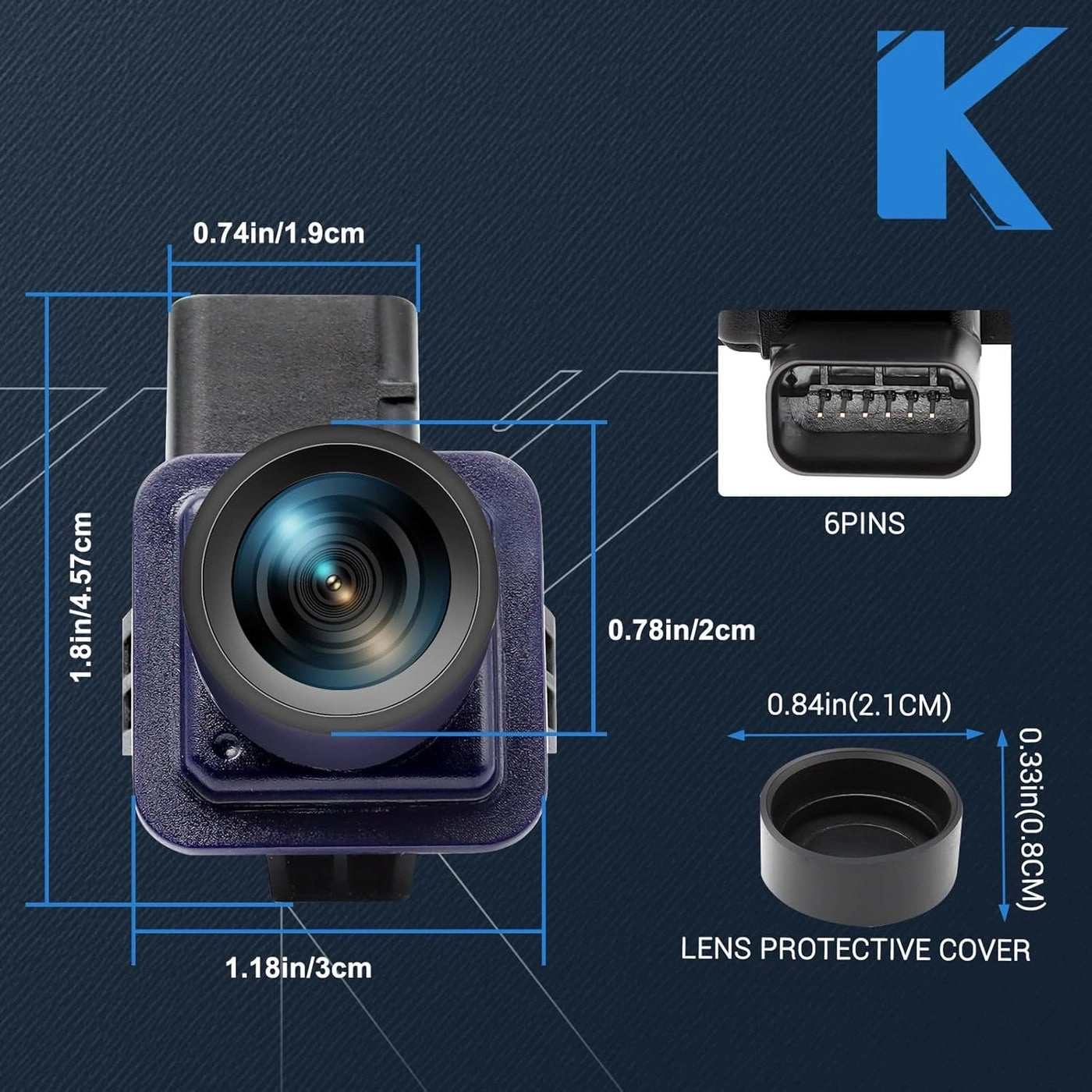 Backup Camera - Night vision 720P