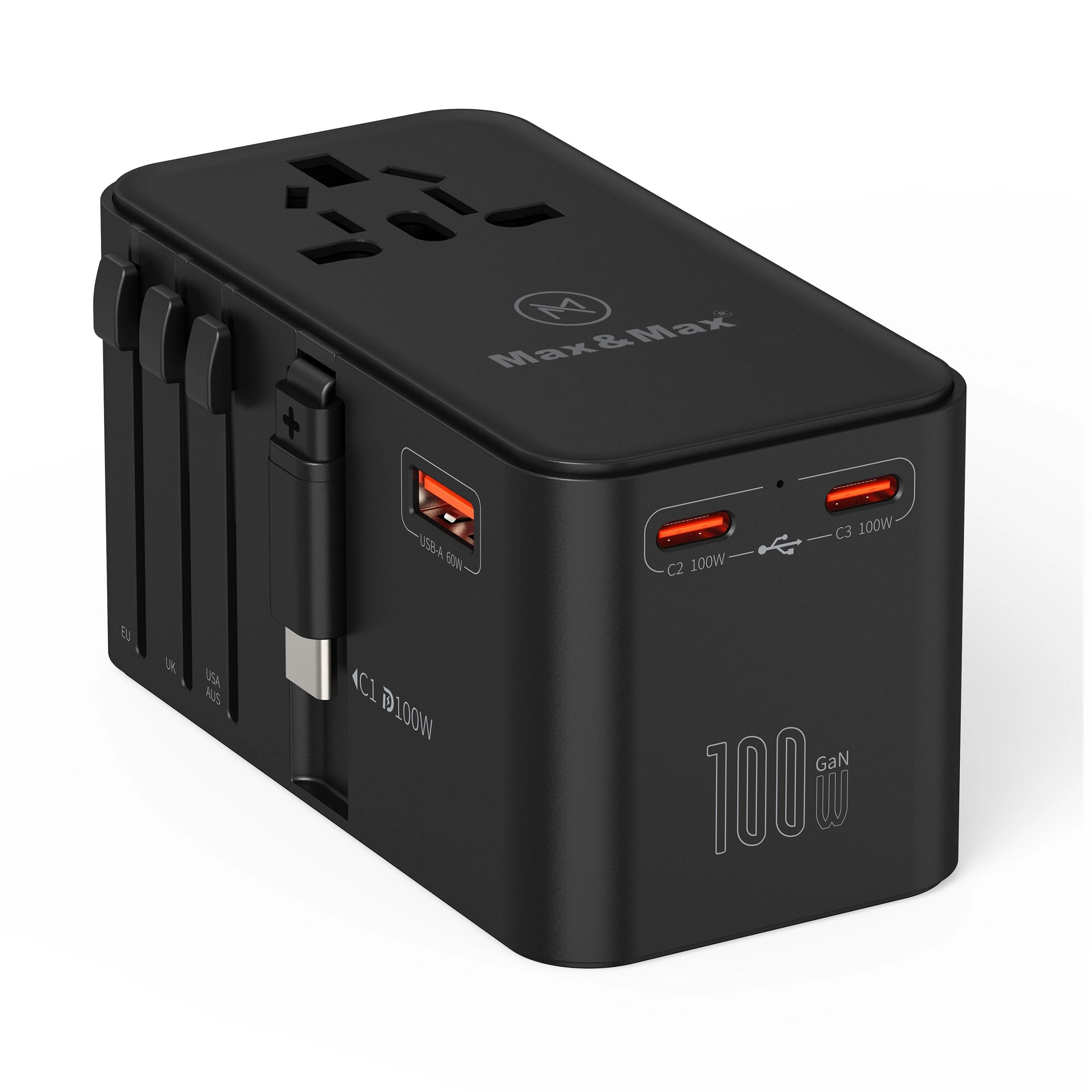 Max & Max Universal Travel Adapter - 100W