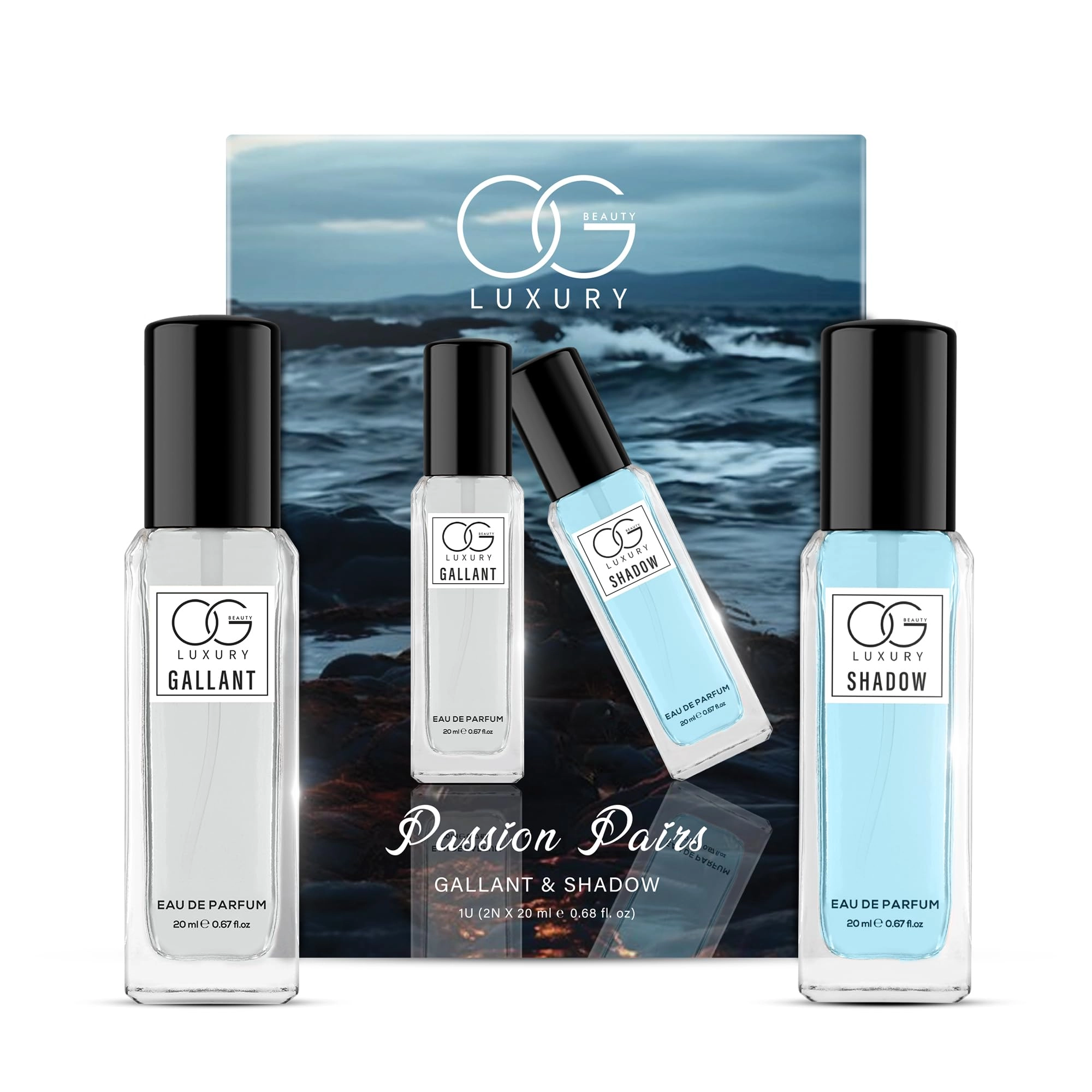 Aroma De France Shadow - Eau de Parfum 20ml + Gallant - Eau de Parfum 20ml