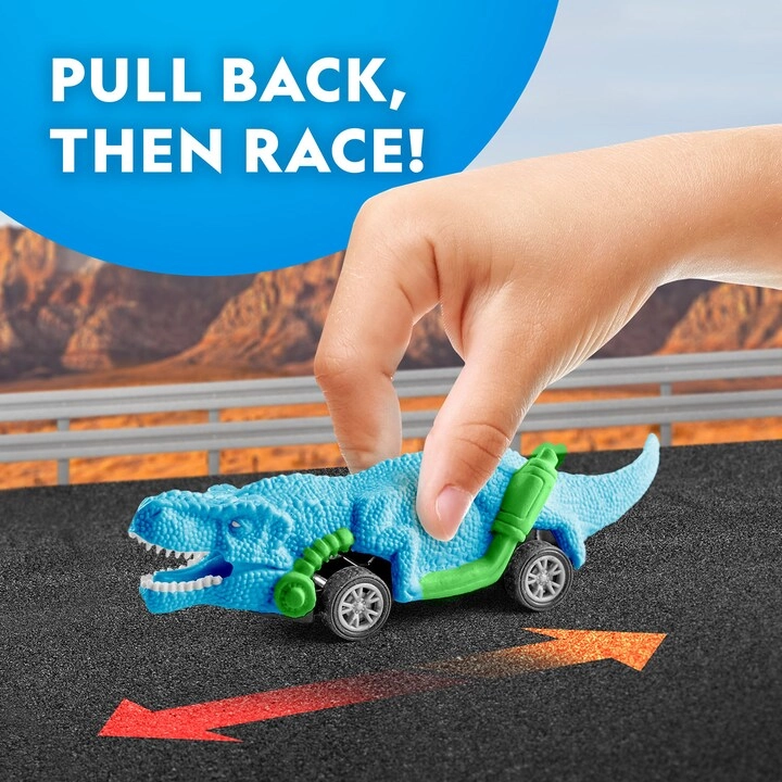 Paint Your Own Dino Race Cars - 4 years+ 3 pieces