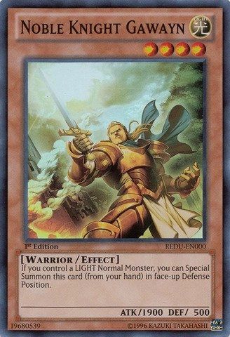 Konami Yu-Gi-Oh!: Noble Knight Gawayn - Return of the Duelist - 1st Edition