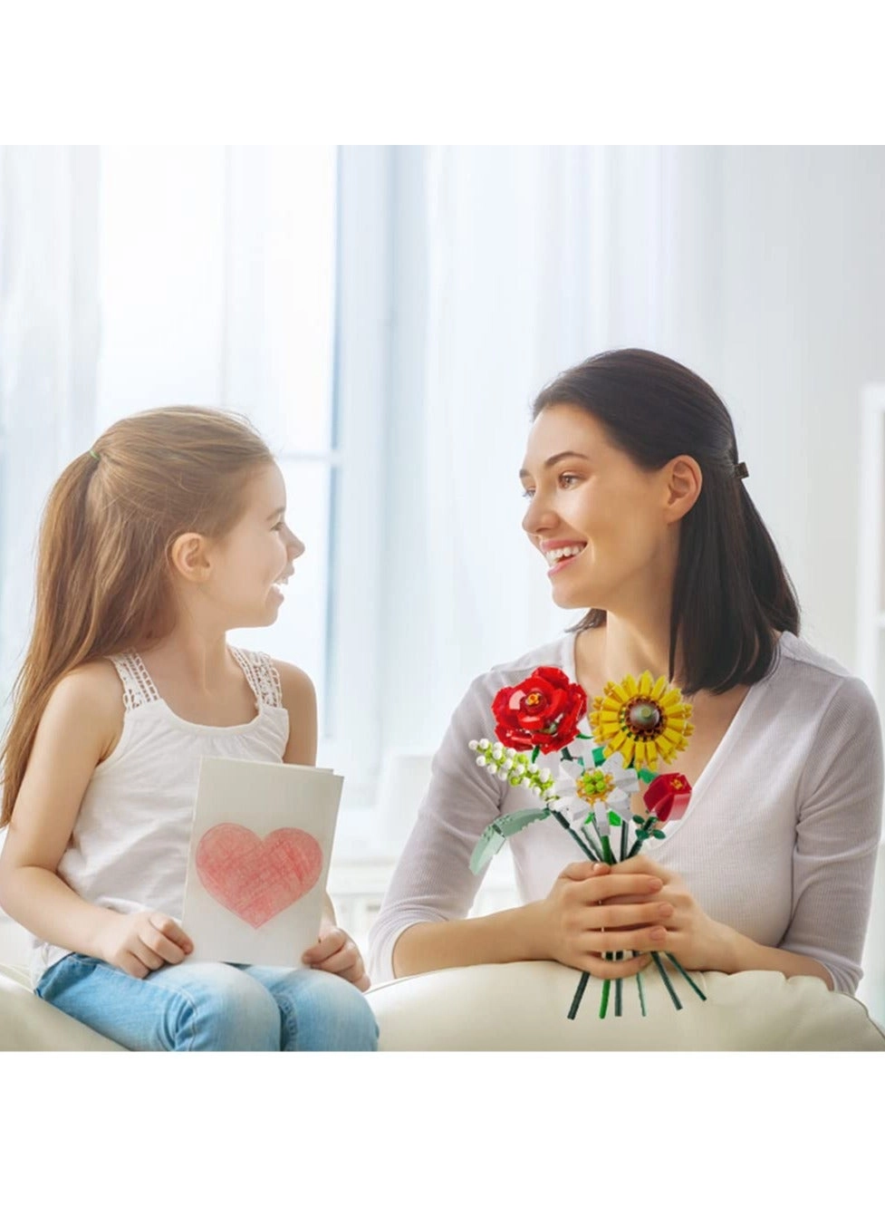 Mini Bricks Flower Bouquet Building Sets - 568 pcs