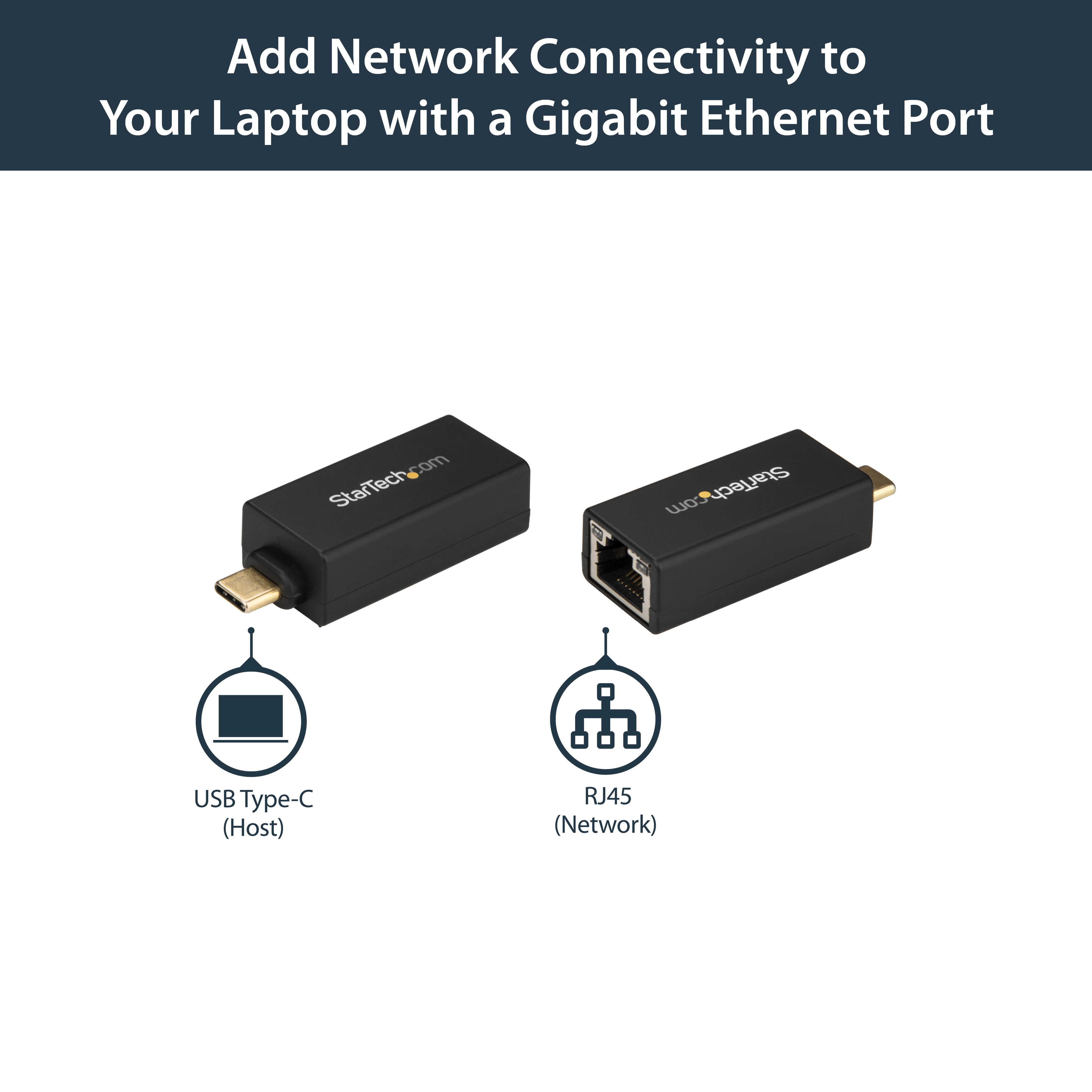 USB-C to Gigabit Ethernet Adapter - USB-C Ethernet