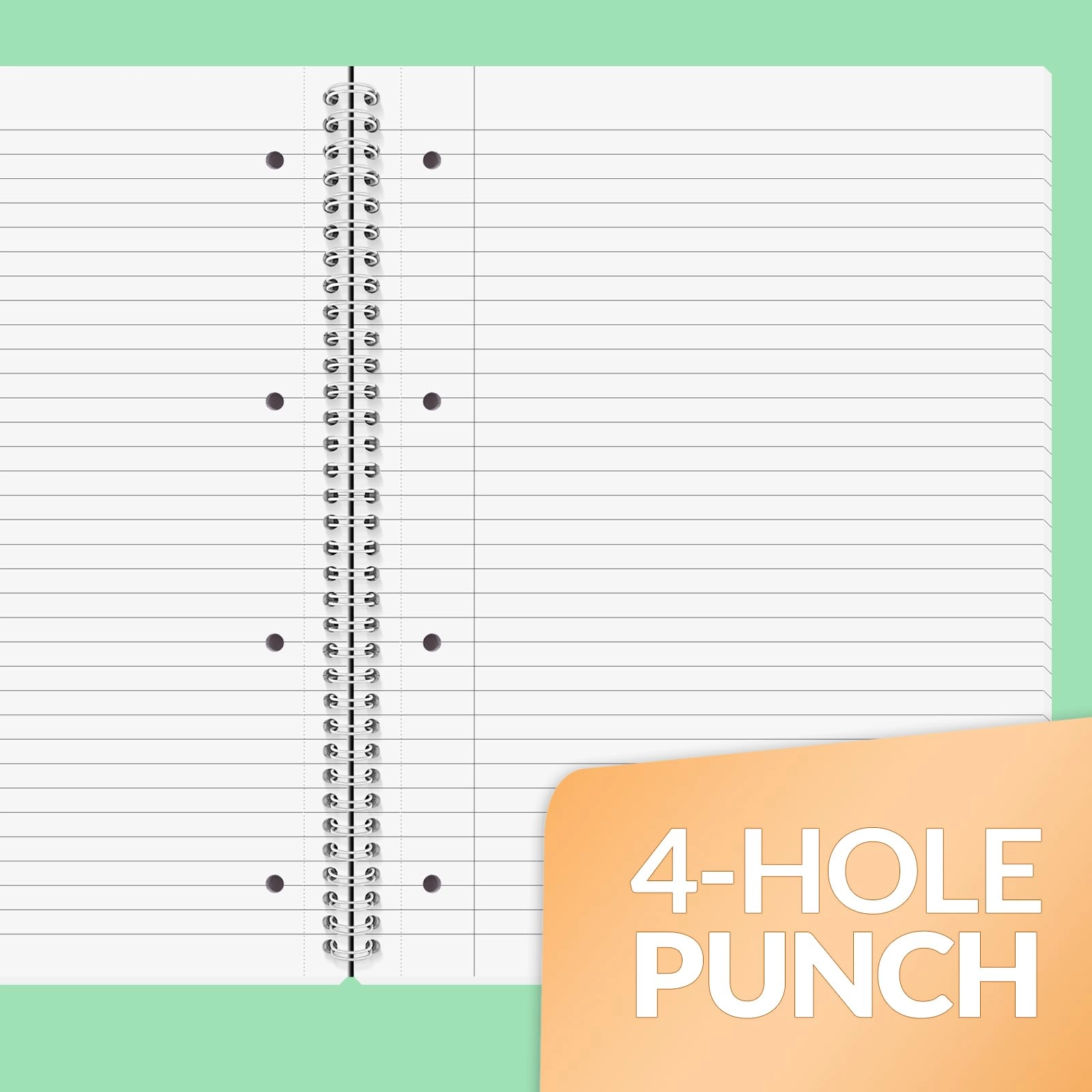 Notebook A4 Spiral - Lined 100 Sheets